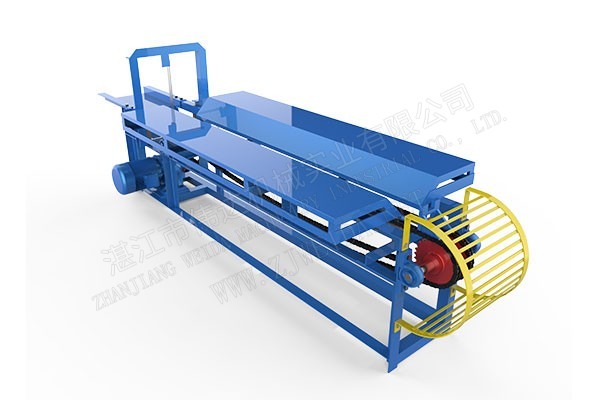 Banana stem chipping machine